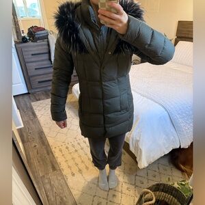 The North Face Women’s Parka Jacket with Faux Fur Hood